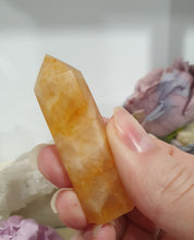 Load image into Gallery viewer, Golden Healer Crystal Point Tower Stone. Beautiful colour.  Golden Healer Crystals
