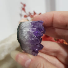 Load image into Gallery viewer, Heart amethyt cluster
