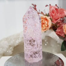 Load image into Gallery viewer, PINK-CRACKLE-QUARTZ-CRYSTAL-TOWER
