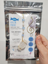 Load image into Gallery viewer, LOLLIE MAGIC - POWERFUL MAGIC / SERENITY - Quartz Candy gold wired Stone Crystal Energy Enhancer© / Hanger / Ornament / Sun catcher EE108 5
