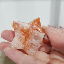 Load image into Gallery viewer, Fire Quartz Star Crystal Carving

