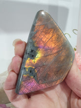 Load image into Gallery viewer, Labradorite Freeform Crystal Carving 

Inspires Transformation and Inner Strength

Lovely Labradorite freeform Crystal Carving stone. 
