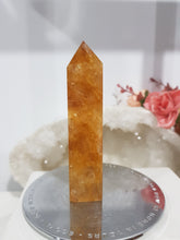 Load image into Gallery viewer, Golden Healer Crystal Point Tower Stone 100mm small scratch
