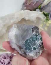 Load image into Gallery viewer, Beautiful Amethyst Cluster Crystal with Miner and Pyrite Clusters Stones.
