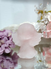 Load image into Gallery viewer, Angel Rose Quartz Crystal Carving Stone 

Rose Quartz Inspires Unconditional Love

Gorgeous Rose Quartz Angel Crystal Carving. 


