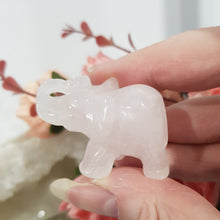 Load image into Gallery viewer, elephant Rose Quartz Crystal
