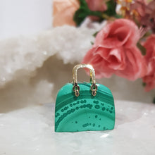 Load image into Gallery viewer, Handbag Malachite Carving 25mm 4 HAND BAG
