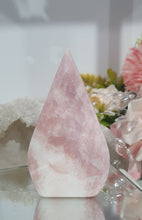 Load image into Gallery viewer, Pink Opal Flames Tower Crystal Carving Stone 

Inspires Compassion and Nurturing

Beautiful Pink Opal Crystal Flame Tower Stone Carving.     


