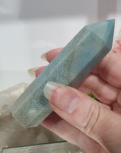 Load image into Gallery viewer, Trolleite Crystal Point Tower Stone.  

INSPIRES MANIFESTATION AND SPIRITUAL GUIDANCE

Lovely Trolleite point tower.  
