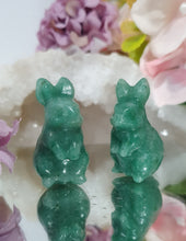 Load image into Gallery viewer, Animal Rabbit Bunny Aventurine Crystal Carving Stone | Inspires transition and emotional release
