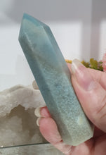 Load image into Gallery viewer, Trolleite Crystal Point Tower Stone.  

INSPIRES MANIFESTATION AND SPIRITUAL GUIDANCE

Lovely Trolleite point tower.  
