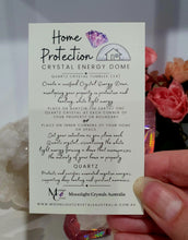 Load image into Gallery viewer, Crystal Home Protection Kit. Quartz Crystals. Create a crystal protection dome over your house or property.  Great gift idea

