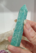 Load image into Gallery viewer, Amazonite Tower Point Stone 80mm | Inspires Hope
