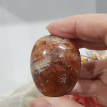 Load image into Gallery viewer, fire quartz palm stone
