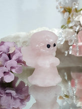 Load image into Gallery viewer, Angel Rose Quartz Crystal Carving Stone 

Rose Quartz Inspires Unconditional Love

Gorgeous Rose Quartz Angel Crystal Carving. 


