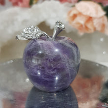 Load image into Gallery viewer, Apple-crystal-carving-Amethyst-Apple-crystal-carvings-australia-Moonlight-Crystals-Australia
