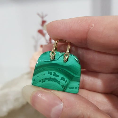 malachite handbag