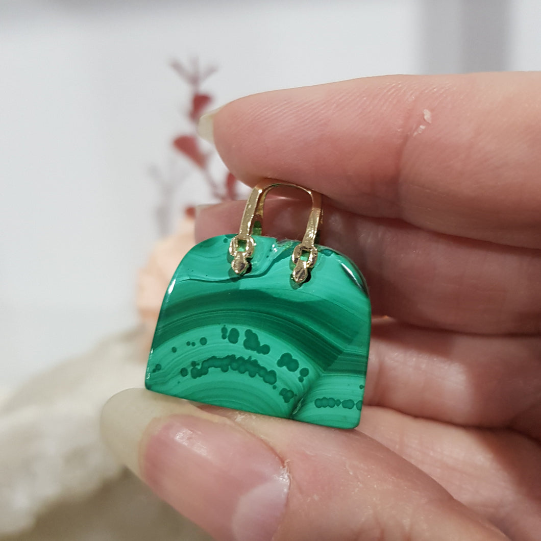 malachite handbag