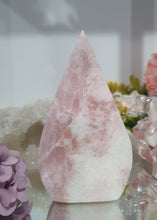 Load image into Gallery viewer, Pink Opal Flames Tower Crystal Carving Stone 

Inspires Compassion and Nurturing

Beautiful Pink Opal Crystal Flame Tower Stone Carving.     


