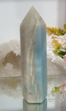 Load image into Gallery viewer, Trolleite Crystal Point Tower Stone.  

INSPIRES MANIFESTATION AND SPIRITUAL GUIDANCE

Lovely Trolleite point tower.  
