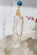 Load image into Gallery viewer, Wand-of-Insight-Crystal-Energy-Enhancer-Quartz-Tower-Stone-Hanger-Ornament-Suncatcher-Moonlight-Crystals-Australia
