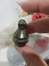 Load image into Gallery viewer, Christmas tree pyrite small crystal carving 30mm xmas 4
