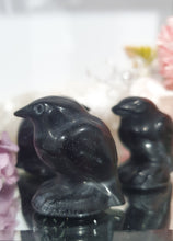 Load image into Gallery viewer, Raven Crow Black Obsidian Crystal Carving Stone.

Protection and Balance

Beautiful polished Black Obsidian Raven / Crow Crystal Carving Stone.  Inspires Protection and Balance
