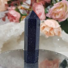Load image into Gallery viewer, Blue-Sandstone-Crystal-Point_Tower-Stone-Moonlight-Crystals-Australia
