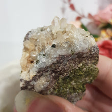 Load image into Gallery viewer, Epidote Crystal Specimen Stone 60mm 2 GORGEOUS CRYSTALS

