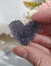 Load image into Gallery viewer, Heart Amethyst Cluster Crystal Carving Stone

Inspires Intuition

Beautiful Cluster Amethyst heart Crystal Carving.

