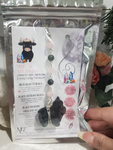 Load image into Gallery viewer, Mooo-ve-the-Energy-Black-Obsidian-Highland-Cow-Stone-Crystal-Energy-Enhancer-Hanger-ornament-suncatcher
