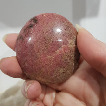 Load image into Gallery viewer, rhodonite palm stone
