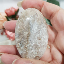 Load image into Gallery viewer, Pink-Amethyst-flower-Agate-Palm-Stone-Crystal-Carving-Moonlight-Crystals-Australia-for-sale-buy-now-Online-Crystal-Store
