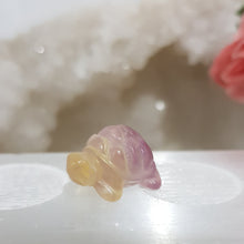 Load image into Gallery viewer, turtle fluorite crystal carving
