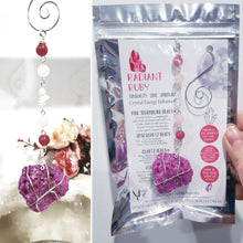 Load image into Gallery viewer, radiant-ruby-crystal-energy-enhancer-hanger-ornament-sun catcher
