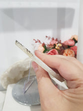 Load image into Gallery viewer, Agate Slice Crystal Carving on Stand Stone 100mm 3

