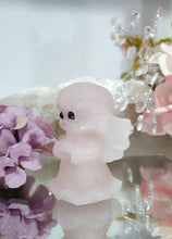 Load image into Gallery viewer, Angel Rose Quartz Crystal Carving Stone 

Rose Quartz Inspires Unconditional Love

Gorgeous Rose Quartz Angel Crystal Carving. 


