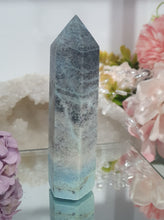 Load image into Gallery viewer, Trolleite Crystal Point Tower Stone.  

INSPIRES MANIFESTATION AND SPIRITUAL GUIDANCE

Lovely Trolleite point tower.  

