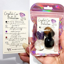 Load image into Gallery viewer, Crystal Car Protection Kit - Place in your car for protective energy
