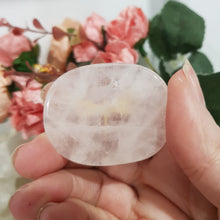Load image into Gallery viewer, Rose-Quartz-Worry-Stone-Dragonfly-Moonlight-Crystals-Australia
