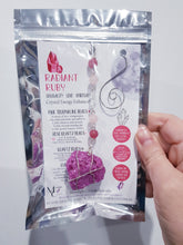 Load image into Gallery viewer, radiant-ruby-crystal-energy-enhancer-hanger-ornament-sun catcher
