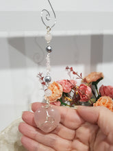 Load image into Gallery viewer, Sanctuary-of-Love-Crystal-Energy-Enhancer-Hanger-Ornament-Suncatcher-Rose-Quartz-Heart-Stone-Moonlight-Crystals-Australia
