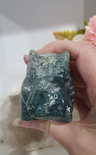 Load image into Gallery viewer, Hippopotamus Hippo Moss Agate Crystal Carving Stone

INSPIRES GROUNDING AND CONNECTION TO EARTH

Beautiful Moss Agate Hippo Crystal Carving Stone.  Amazing Piece!.     
