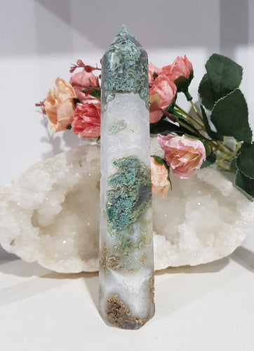 Moss-Agate-Tower-Stone-Moonlight-Crystals-Australia