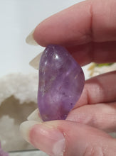 Load image into Gallery viewer, 2 x Amethyst Crystal Tumble Stone.

Inspires Unconditional Love

Gorgeous Amethyst Crystal Tumble Stones. 


