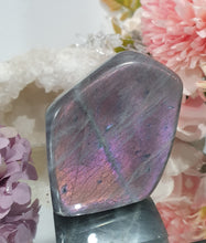 Load image into Gallery viewer, Labradorite Freeform Crystal Carving 1

Inspires Transformation and Inner Strength

Lovely Labradorite freeform Crystal Carving stone. 

