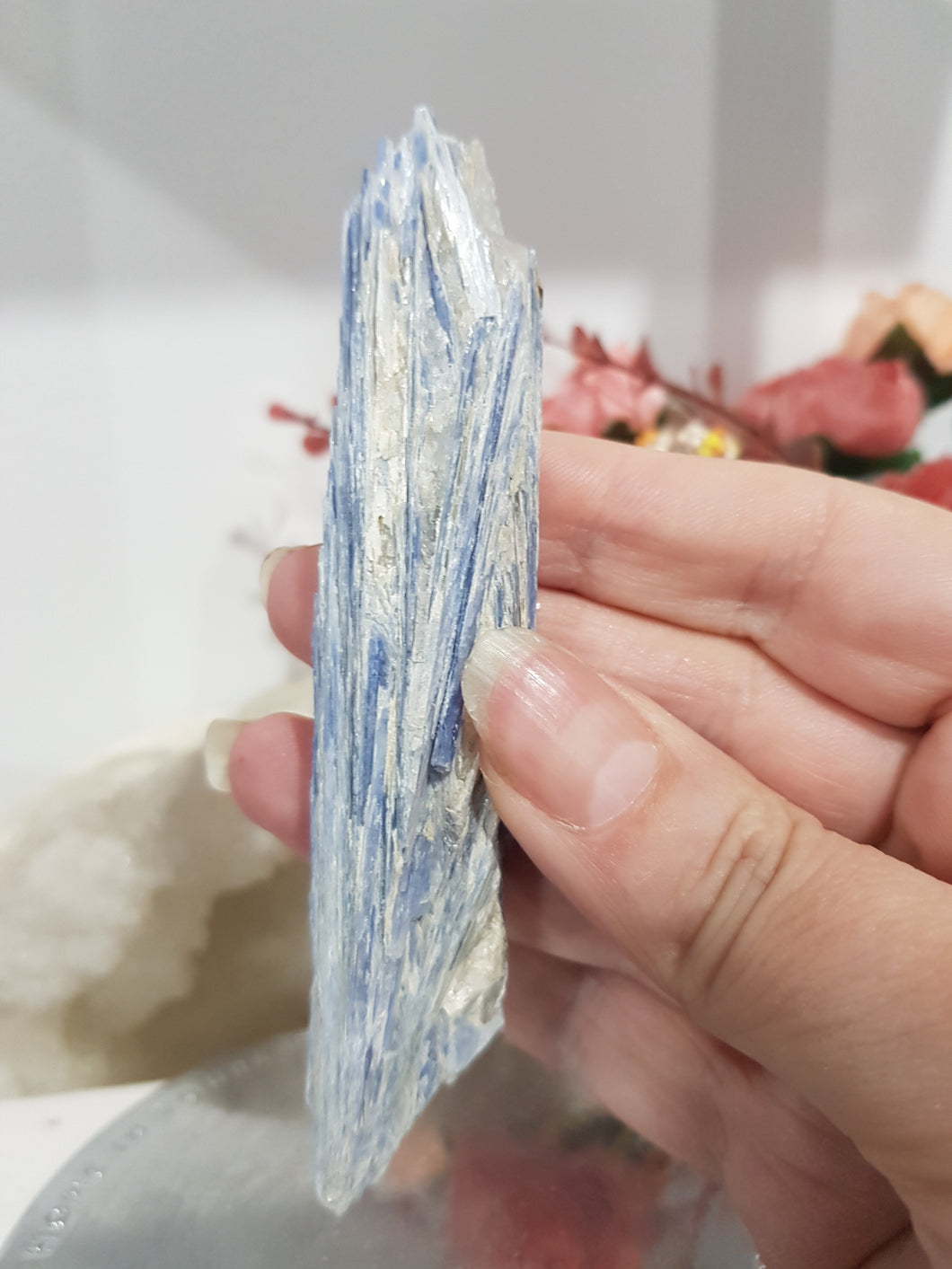 Blue Kyanite Crystal Raw Rough Stone 105mm 4