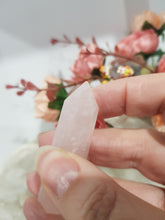 Load image into Gallery viewer, Rose Quartz Crystal Point Stone 55mm 17 - BROKEN TIP
