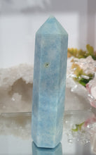 Load image into Gallery viewer, Trolleite Crystal Point Tower Stone. 

THIS HAS A BROKEN TIP 

INSPIRES MANIFESTATION AND SPIRITUAL GUIDANCE

Lovely Trolleite point tower.  Has a broken tip


