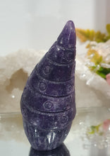 Load image into Gallery viewer, Gnome Lepidolite Crystal Carving Stone.

Stone of Transition

Gorgeous cute Lepidolite Gnome Crystal Carving Stone. 
